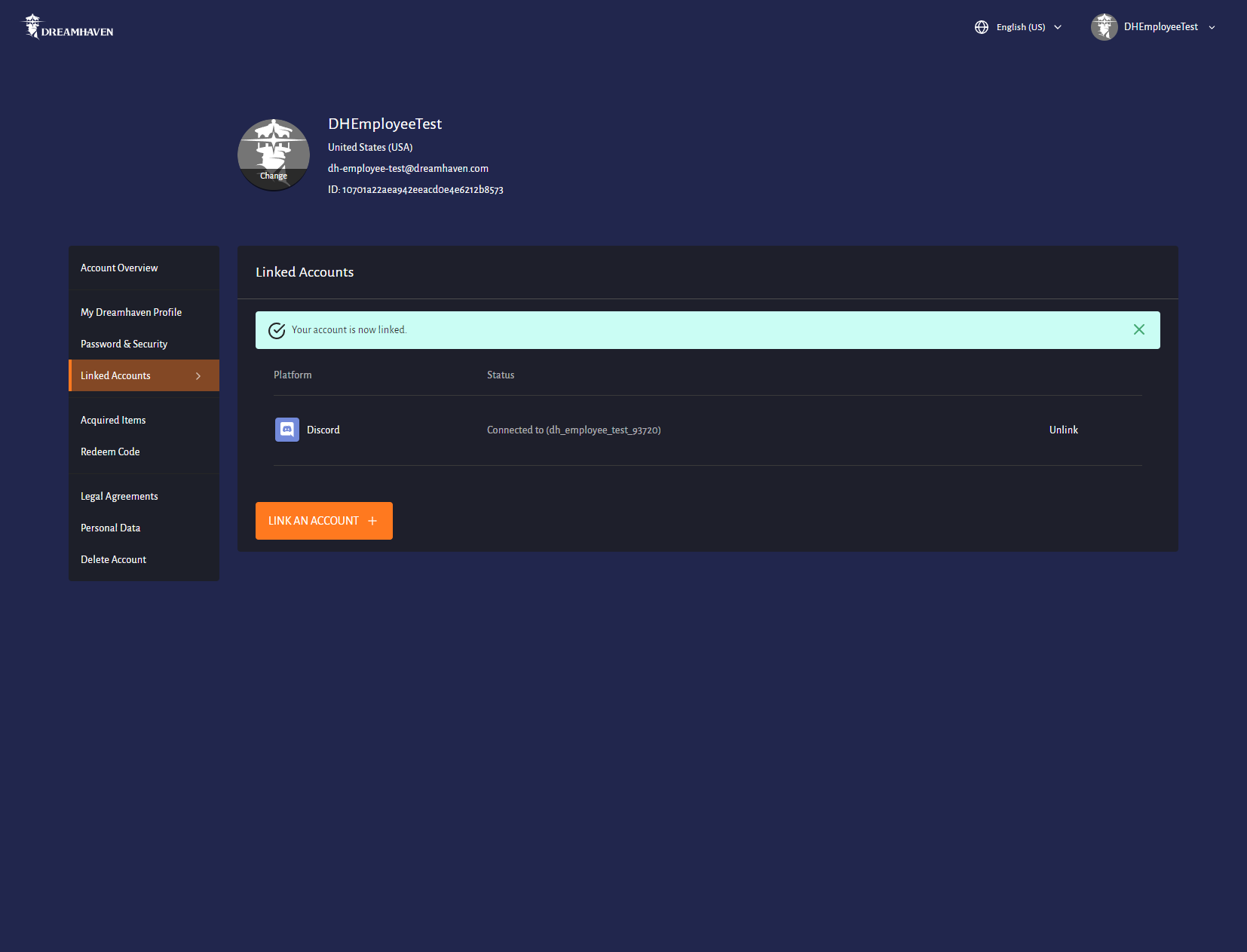 HOW TO Link an Account to Your Dreamhaven Account Dreamhaven Support